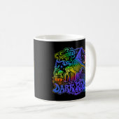 Aangedreven door Dark Roast Funny Wizard Coffee Fa Koffiemok (Voorkant rechts)