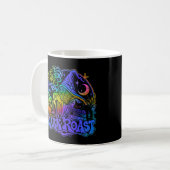 Aangedreven door Dark Roast Funny Wizard Coffee Fa Koffiemok (Voorkant links)