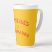 Aangedreven door de menopauze 2 latte mok (Rechterhoek)