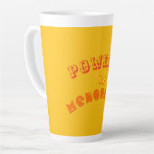 Aangedreven door de menopauze 2 latte mok (Linkerhoek)
