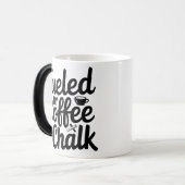 Aangedreven door de Mok van de Coffee & Chalk Teac (Voorkant links)