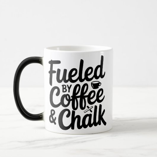 Aangedreven door de Mok van de Coffee & Chalk Teac (Links)