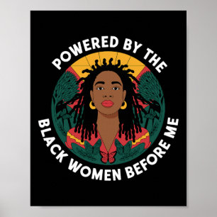 Aangedreven door de zwarte vrouw voor mij zwarte g poster