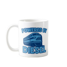 Aangedreven door Diesel Retro Trein Design