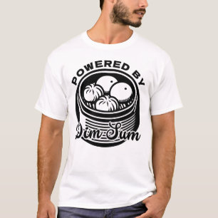 Aangedreven door Dim Sum Chinees eten Aziatische D T-shirt