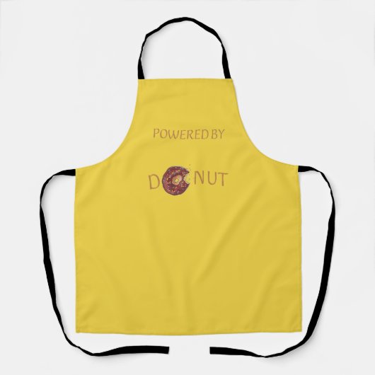 Aangedreven door Donut Schort (Voorkant)