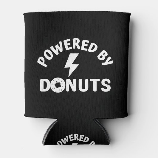 aangedreven door donuts blikjeskoeler (Voorkant)