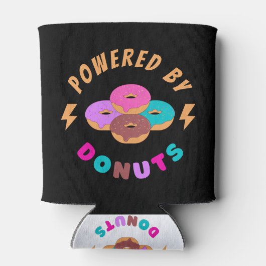 Aangedreven door donuts blikjeskoeler (Achterkant)