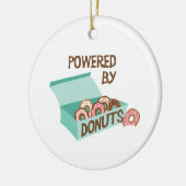 Aangedreven door donuts keramisch ornament (Links)