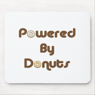 Aangedreven door donuts muismat