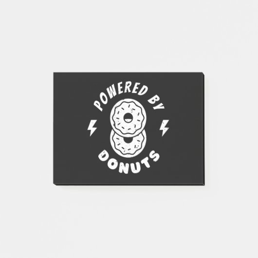 Aangedreven door donuts post-it® notes (Voorkant)