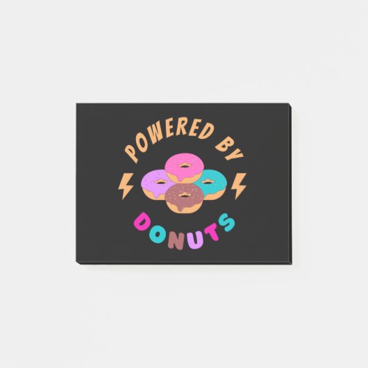 Aangedreven door donuts post-it® notes (Voorkant)