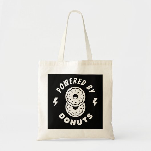 Aangedreven door Donuts Tote Bag (Voorkant)