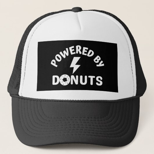 aangedreven door donuts trucker pet (Voorkant)