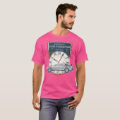 Aangedreven door een flux condensator. Heuvelvalle T-shirt (Voorkant volledig)