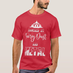 aangedreven door een luchtstof en metaal t-shirt
