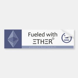 Aangedreven door Ether Bumpersticker