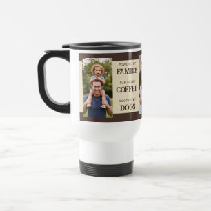 Aangedreven Door Familie Aangedreven Door Koffie F Reisbeker
