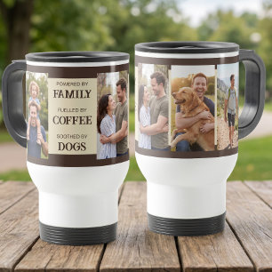 Aangedreven Door Familie Aangedreven Door Koffie F Reisbeker