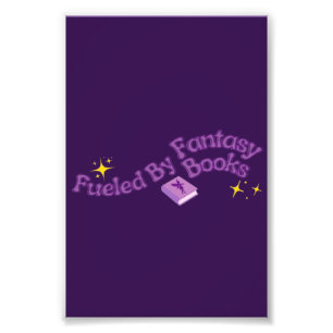 Aangedreven door Fantasyboeken Foto Afdruk