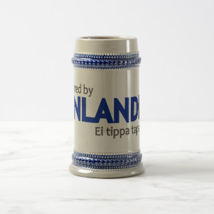 Aangedreven door Finlandia-mok - kies stijl en kle Bierpul