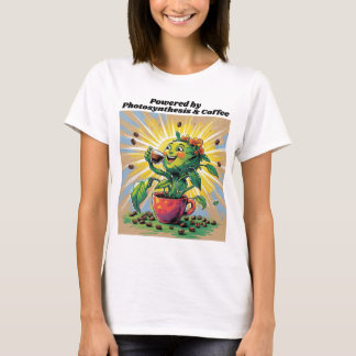 Aangedreven door Fotosynthese & Koffie T-Shirt