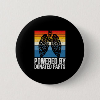 Aangedreven Door Gedoneerde Onderdelen Longtranspl Ronde Button 5,7 Cm
