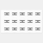 Aangedreven door geduld labels (Vel)