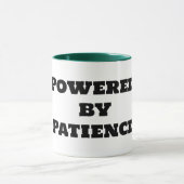 Aangedreven door geduld mok (Midden)