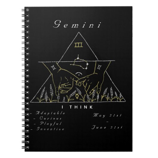 "Aangedreven door Gemini" Notitieboek (Voorkant)