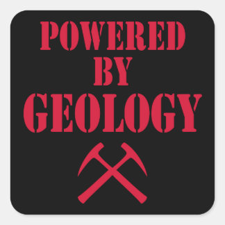 Aangedreven door Geology Sticker
