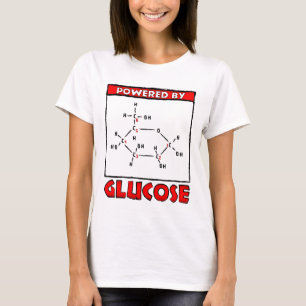 Aangedreven door glucose t-shirt