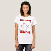 Aangedreven door glucose t-shirt (Voorkant volledig)