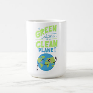 Aangedreven door groen: gedijen met Natuur" Koffiemok