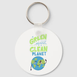 Aangedreven door groen: gedijen met Natuur" Sleutelhanger