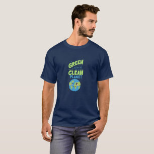 Aangedreven door groen: gedijen met Natuur" T-shirt