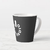 Aangedreven door HAM Radio Latte Mok (Rechterhoek)