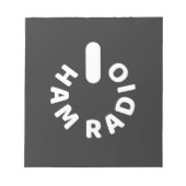 Aangedreven door HAM Radio Notitieblok (Voorkant)