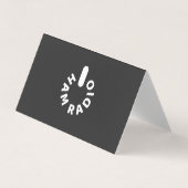 Aangedreven door HAM Radio Visitekaartje (Voorkant)