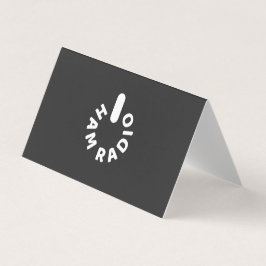 Aangedreven door HAM Radio Visitekaartje