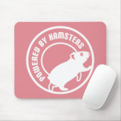 Aangedreven door hamsters muismat (Met muis)