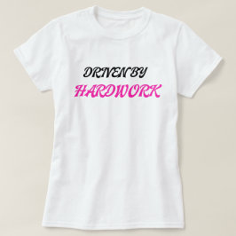 Aangedreven Door Hardwerk Cute Matching Koppel Vro T-shirt
