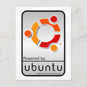 Aangedreven door het Briefkaart van Ubuntu