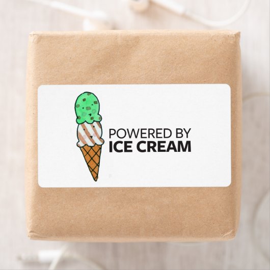 Aangedreven door Ice Cream Etiket (Insitu)