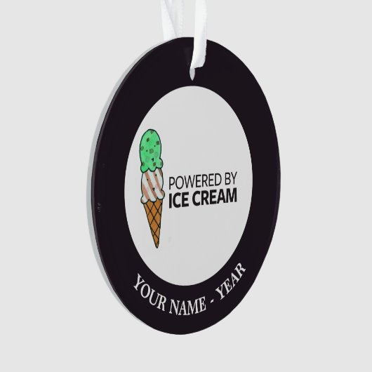 Aangedreven door Ice Cream Ornament (voorkant)