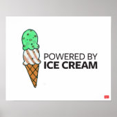Aangedreven door Ice Cream Poster (Voorkant)