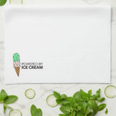 Aangedreven door Ice Cream Theedoek (Gevouwen)