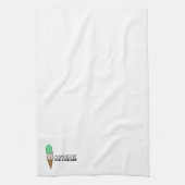 Aangedreven door Ice Cream Theedoek (Verticaal)