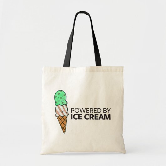 Aangedreven door Ice Cream Tote Bag (Voorkant)