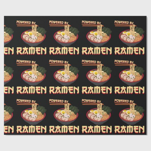 Aangedreven door Japanse ijdernoodjes Cadeaupapier (Vlak)